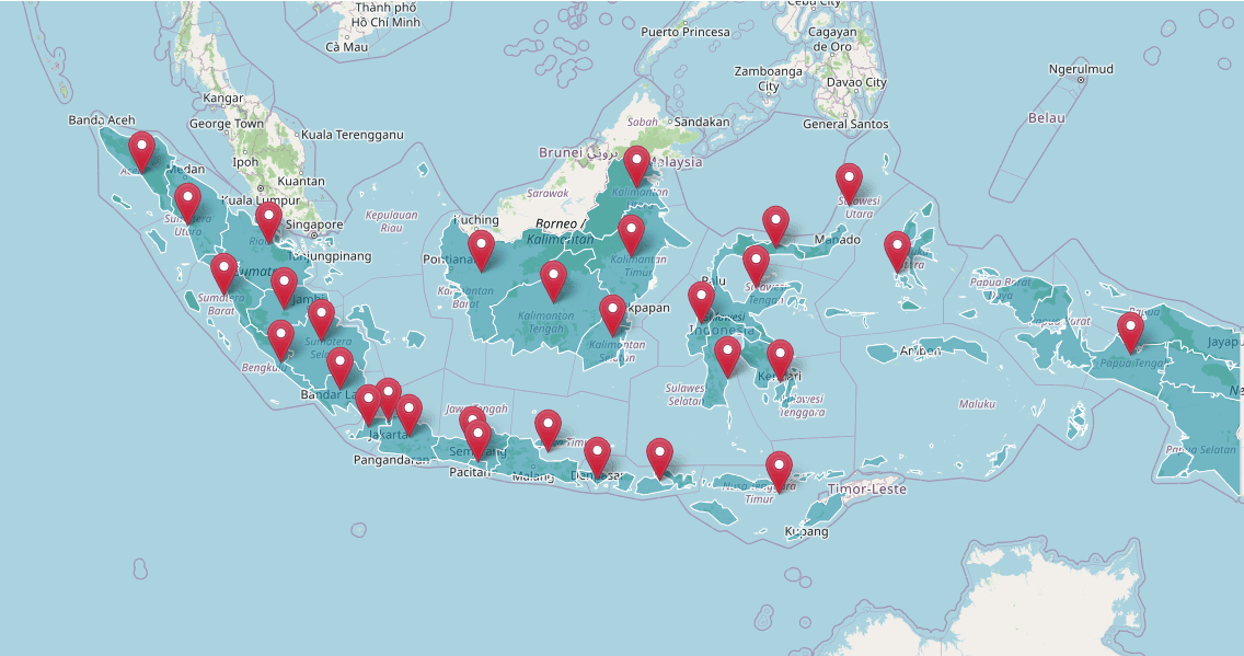Sebaran Alat VENAMBAK di Seluruh Indonesia